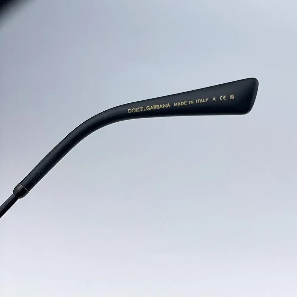SALE! NEW D&G DG2294 01/87 Black Grey Pilot Metal Unisex Sunglasses